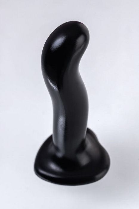 Черный стимулятор для пар P G-Spot Dildo Size L - 19 см. - Strap-on-me - в Южно-Сахалинске купить с доставкой