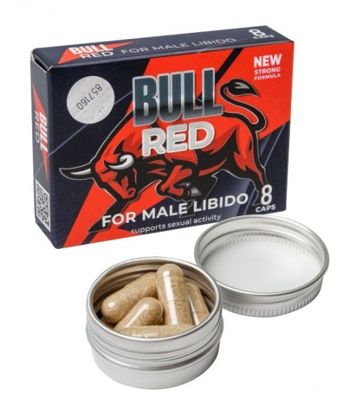 Пищевой концентрат для мужчин BULL RED - 8 капсул - Sitabella - купить с доставкой в Южно-Сахалинске
