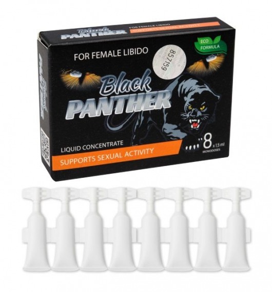 Пищевой концентрат для женщин BLACK PANTER - 8 монодоз (по 1,5 мл.) - Sitabella - купить с доставкой в Южно-Сахалинске