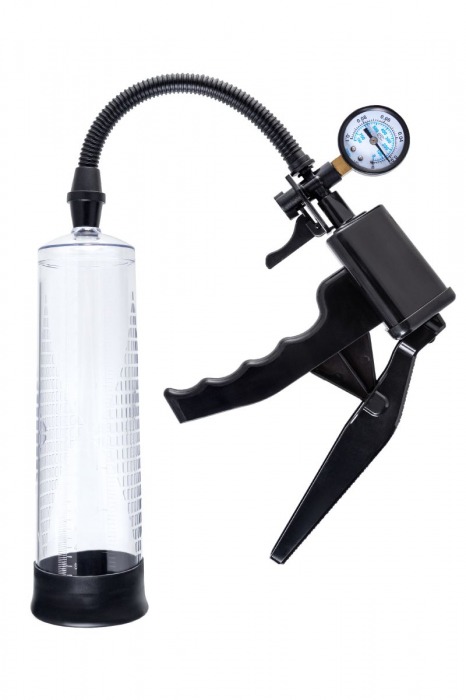 Прозрачная механическая помпа для пениса Viggo - Sexus - в Южно-Сахалинске купить с доставкой