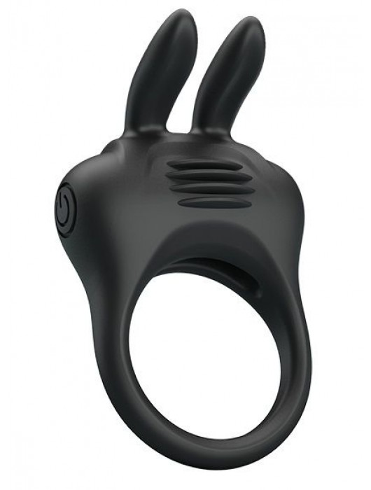 Черное эрекционное кольцо с вибрацией Davion - Baile - в Южно-Сахалинске купить с доставкой