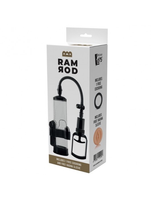 Прозрачная вакуумная помпа с вибрацией Vibrating Penis Pump - Dream Toys - в Южно-Сахалинске купить с доставкой