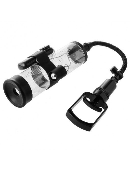 Прозрачная вакуумная помпа с вибрацией Vibrating Penis Pump - Dream Toys - в Южно-Сахалинске купить с доставкой