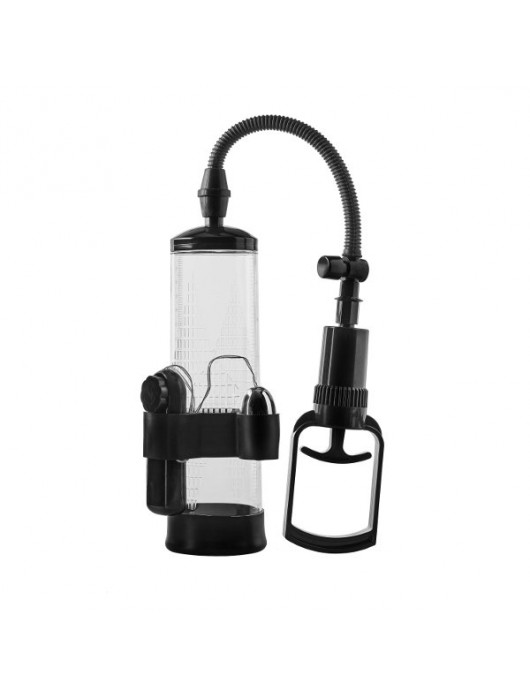Прозрачная вакуумная помпа с вибрацией Vibrating Penis Pump - Dream Toys - в Южно-Сахалинске купить с доставкой