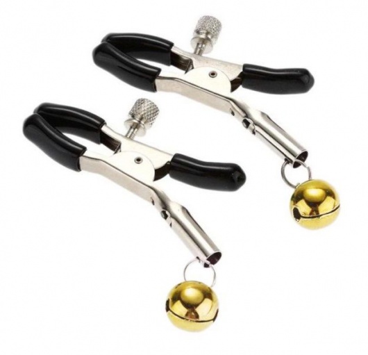 Зажимы на соски с колокольчиками - Sitabella - купить с доставкой в Южно-Сахалинске