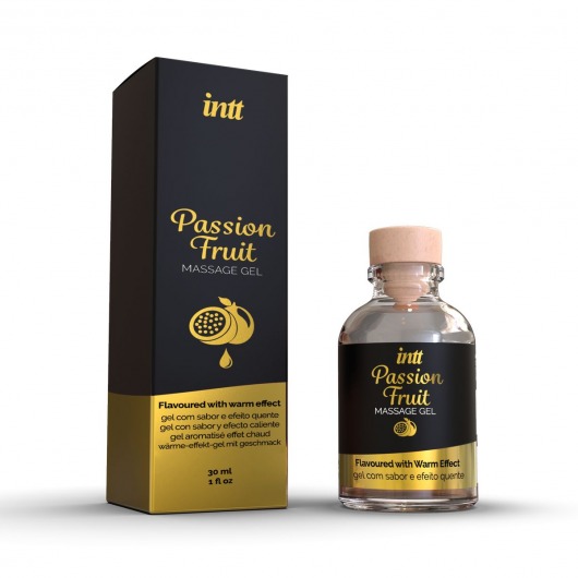 Массажный гель с ароматом маракуйи Passion Fruit - 30 мл. - INTT - купить с доставкой в Южно-Сахалинске