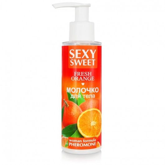 Молочко для тела с феромонами и ароматом апельсина Sexy Sweet Fresh Orange - 150 гр. -  - Магазин феромонов в Южно-Сахалинске