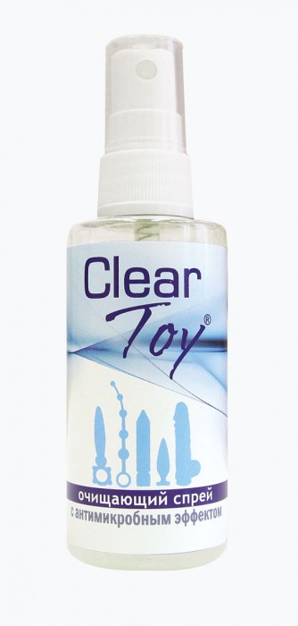 Очищающий спрей Clear Toy с антимикробным эффектом - 100 мл. - Биоритм - купить с доставкой в Южно-Сахалинске