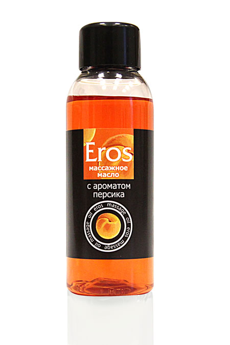 Массажное масло Eros exotic с ароматом персика - 50 мл. - Биоритм - купить с доставкой в Южно-Сахалинске