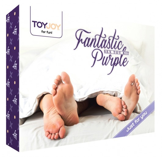 Эротический набор FANTASTIC PURPLE SEX TOY KIT - Toy Joy - купить с доставкой в Южно-Сахалинске