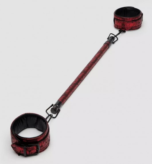 Распорка для ног Reversible Restraint Bar with Cuffs - Fifty Shades of Grey - купить с доставкой в Южно-Сахалинске