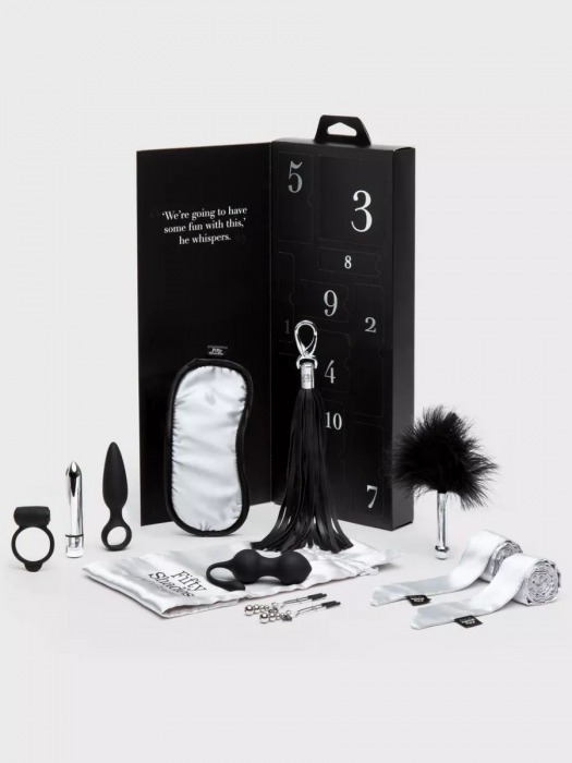 Эротический набор Pleasure Overload 10 Days of Play Gift Set - Fifty Shades of Grey - купить с доставкой в Южно-Сахалинске