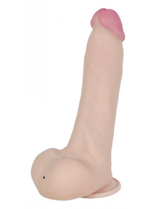 Телесный вибратор-реалистик NEOSKINUM - 22 см. - LOVETOY (А-Полимер)