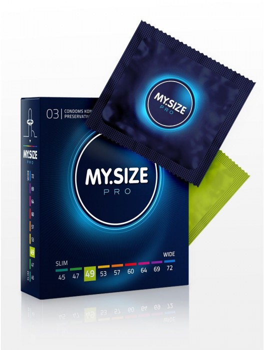 Презервативы MY.SIZE размер 49 - 3 шт. - My.Size - купить с доставкой в Южно-Сахалинске