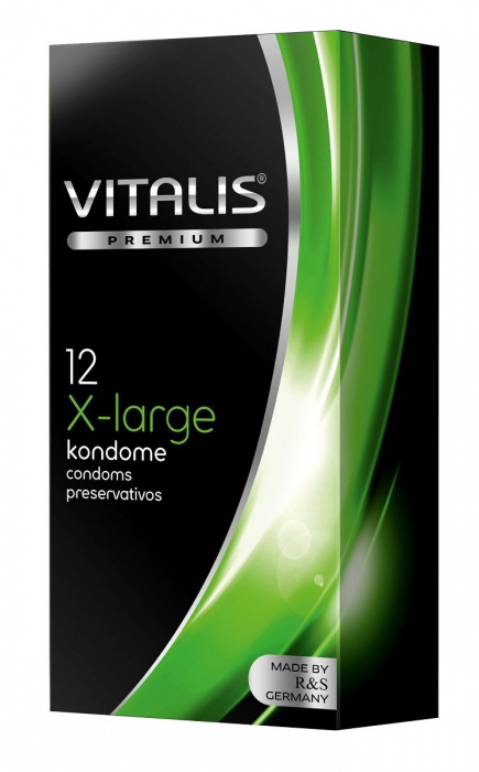 Презервативы увеличенного размера VITALIS PREMIUM x-large - 12 шт. - Vitalis - купить с доставкой в Южно-Сахалинске
