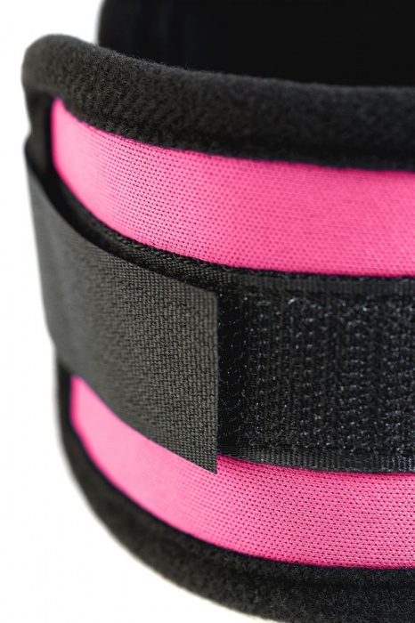 Оковы на ноги из неопрена розового цвета - ToyFa - купить с доставкой в Южно-Сахалинске