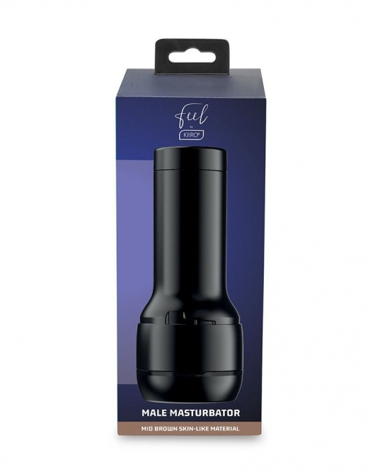 Коричневый мастурбатор-вагина Feel Stroker - Kiiroo - в Южно-Сахалинске купить с доставкой