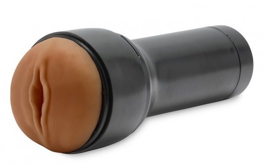 Коричневый мастурбатор-вагина Feel Stroker - Kiiroo - в Южно-Сахалинске купить с доставкой