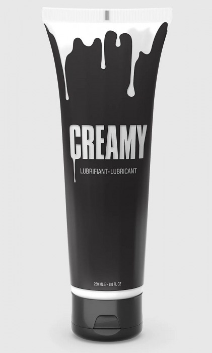 Смазка на водной основе Creamy с консистенцией спермы - 250 мл. - Strap-on-me - купить с доставкой в Южно-Сахалинске