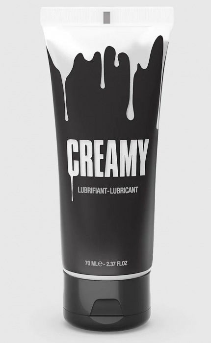 Смазка на водной основе Creamy с консистенцией спермы - 70 мл. - Strap-on-me - купить с доставкой в Южно-Сахалинске