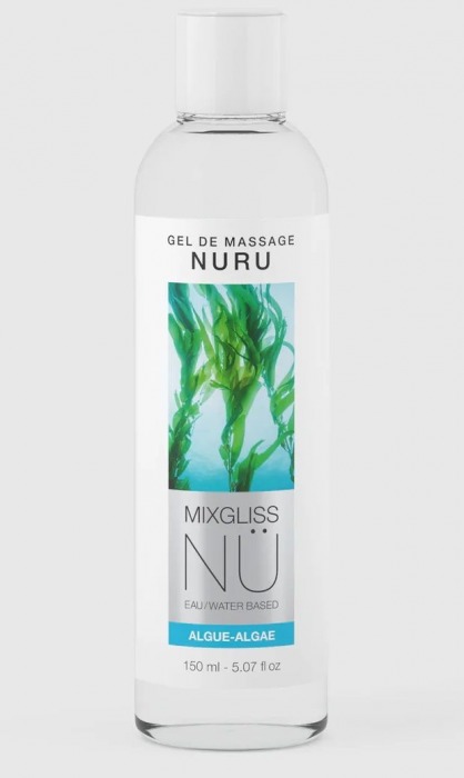 Массажный гель на водной основе Mixgliss NU Algae - 150 мл. - Mixgliss - купить с доставкой в Южно-Сахалинске