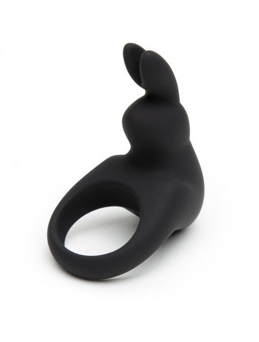 Черное эрекционное виброкольцо Happy Rabbit Rechargeable Rabbit Cock Ring - Happy Rabbit - в Южно-Сахалинске купить с доставкой