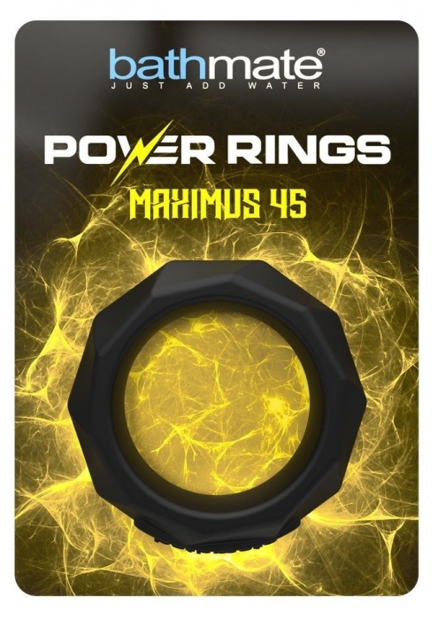 Черное эрекционное кольцо Maximus 45 - Bathmate - в Южно-Сахалинске купить с доставкой