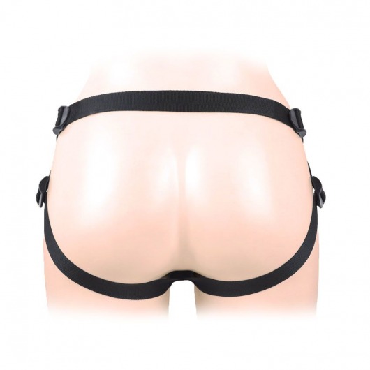 Черные трусики в комплекте с коннектором и насадкой - Notabu - купить с доставкой в Южно-Сахалинске