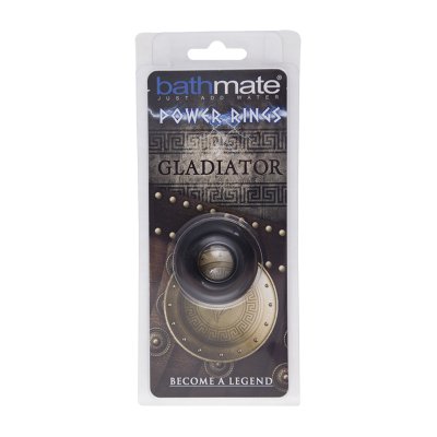 Чёрное эрекционное кольцо Gladiator - Bathmate - в Южно-Сахалинске купить с доставкой