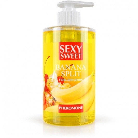 Гель для душа Sexy Sweet Banana Split с ароматом банана и феромонами - 430 мл. -  - Магазин феромонов в Южно-Сахалинске