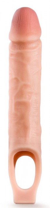 Телесная насадка на пенис 10 Inch Cock Sheath Extender - 25 см. - Blush Novelties - в Южно-Сахалинске купить с доставкой