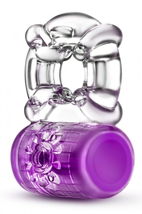 Фиолетовое эрекционное виброкольцо Pleaser Rechargeable C-Ring - Blush Novelties - в Южно-Сахалинске купить с доставкой