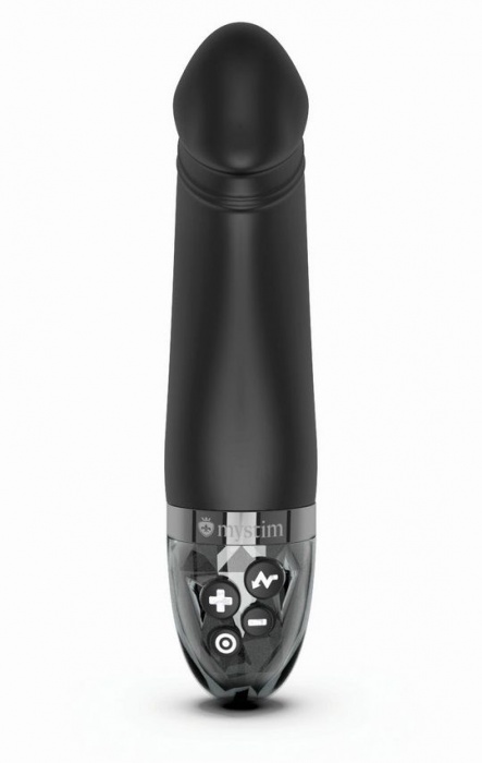 Черный вибратор с электростимуляцией Real Deal Neal - 16,5 см. - MyStim - купить с доставкой в Южно-Сахалинске