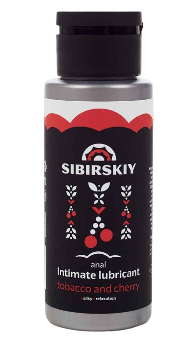 Анальный лубрикант на водной основе SIBIRSKIY с ароматом вишни и табака - 100 мл. - Sibirskiy - купить с доставкой в Южно-Сахалинске