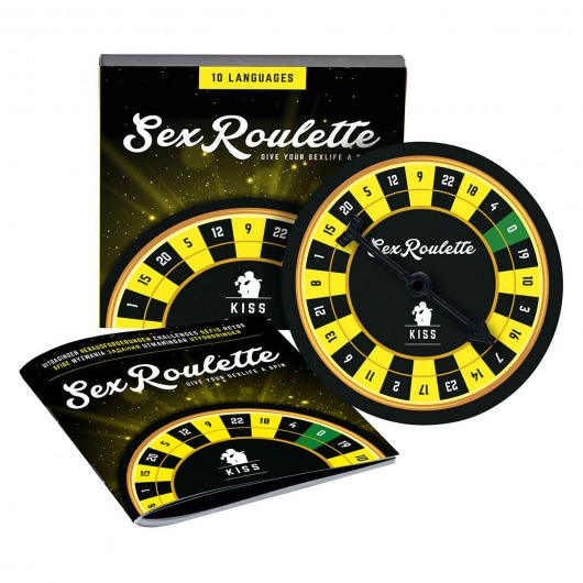 Настольная игра-рулетка Sex Roulette Kiss - Tease&Please - купить с доставкой в Южно-Сахалинске