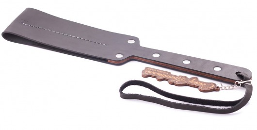 Гладкий мягкий удлиненный пэддл с заклепками - 32 см. - Crazy Handmade - купить с доставкой в Южно-Сахалинске