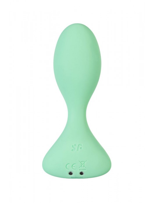 Зеленая анальная втулка с вибрацией Satisfyer Trendsetter - Satisfyer