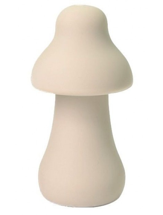 Молочный перезаряжаемый клиторальный стимулятор-грибочек Protruding Mushroom - CNT