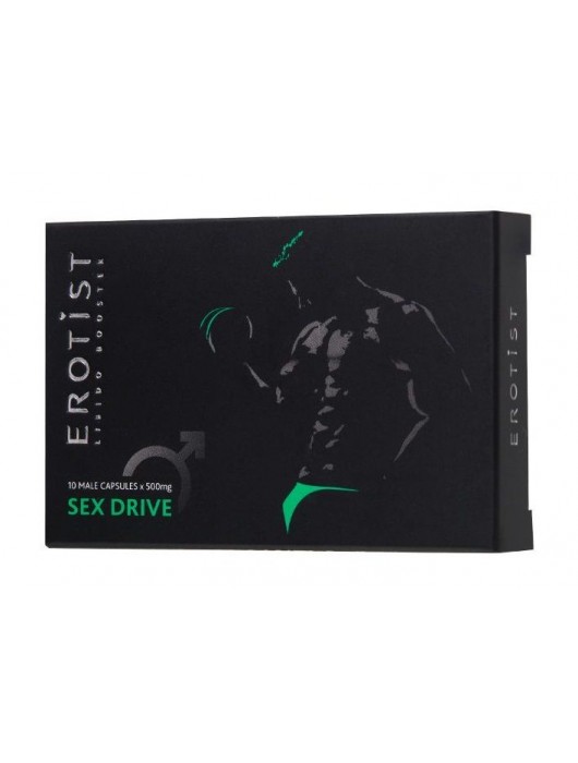 Капсулы для мужчин для повышения либидо Erotist SEX DRIVE - 10 капсул (500 мг.) - Erotist Libido Booster - купить с доставкой в Южно-Сахалинске