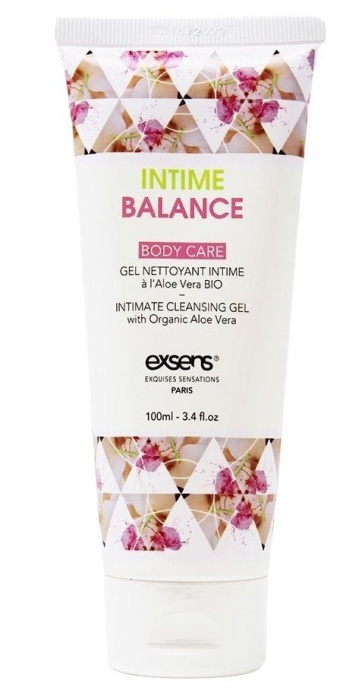 Интимный очищающий гель Intime Balance - 100 мл. - Exsens - купить с доставкой в Южно-Сахалинске