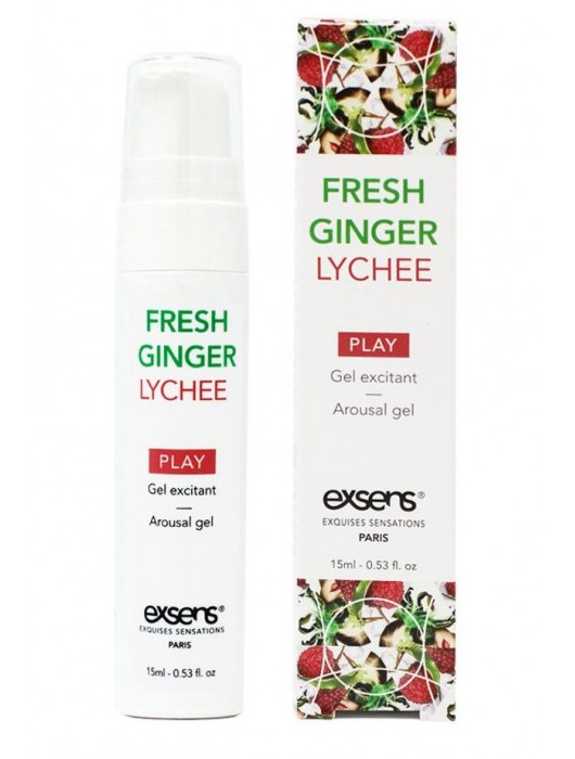 Возбуждающий гель Fresh Ginger Lychee Arousal Gel - 15 мл. - Exsens - купить с доставкой в Южно-Сахалинске
