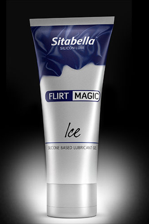 Силиконовая гель-смазка FLIRT MAGIC Ice с лёгким пролонгирующим эффектом - 75 мл. - Sitabella - купить с доставкой в Южно-Сахалинске