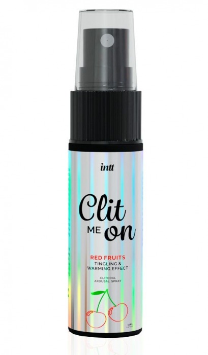 Клиторальный возбуждающий спрей Clit Me On Red Fruits - 12 мл. - INTT - купить с доставкой в Южно-Сахалинске