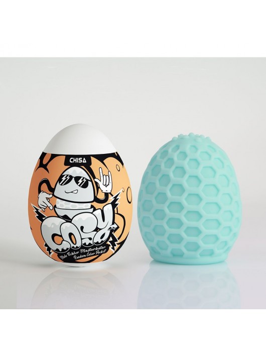 Аквамариновый мастурбатор-яйцо Male Tickler Masturbator - Chisa - в Южно-Сахалинске купить с доставкой