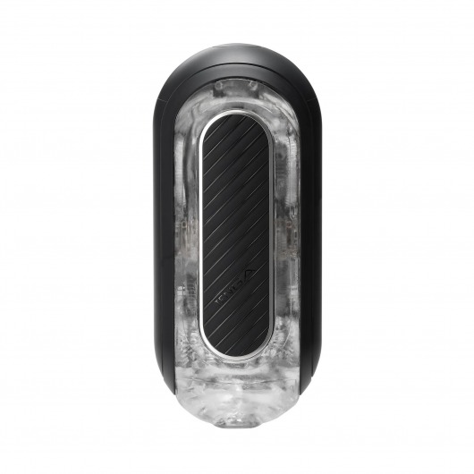 Черный мастурбатор Tenga Flip Zero Gravity с вибрацией - Tenga - в Южно-Сахалинске купить с доставкой