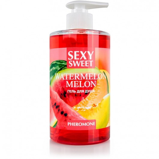 Гель для душа Sexy Sweet Watermelon Melon с ароматом арбуза, дыни и феромонами - 430 мл. -  - Магазин феромонов в Южно-Сахалинске