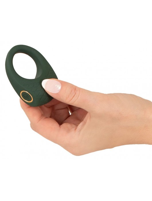 Зеленое эрекционное виброкольцо Luxurious Vibro Cock Ring - Orion - в Южно-Сахалинске купить с доставкой