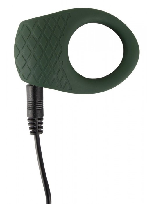 Зеленое эрекционное виброкольцо Luxurious Vibro Cock Ring - Orion - в Южно-Сахалинске купить с доставкой