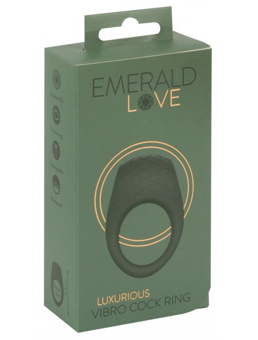 Зеленое эрекционное виброкольцо Luxurious Vibro Cock Ring - Orion - в Южно-Сахалинске купить с доставкой