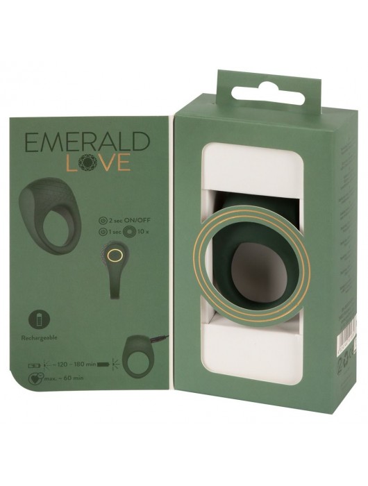 Зеленое эрекционное виброкольцо Luxurious Vibro Cock Ring - Orion - в Южно-Сахалинске купить с доставкой